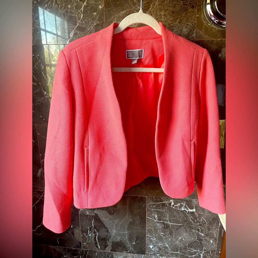 Chelsea 28 Coral Blazer Size 4
